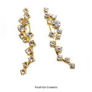 BAUBLEBAR, Farah Ear Crawlers, never worn earrings! Color- gold